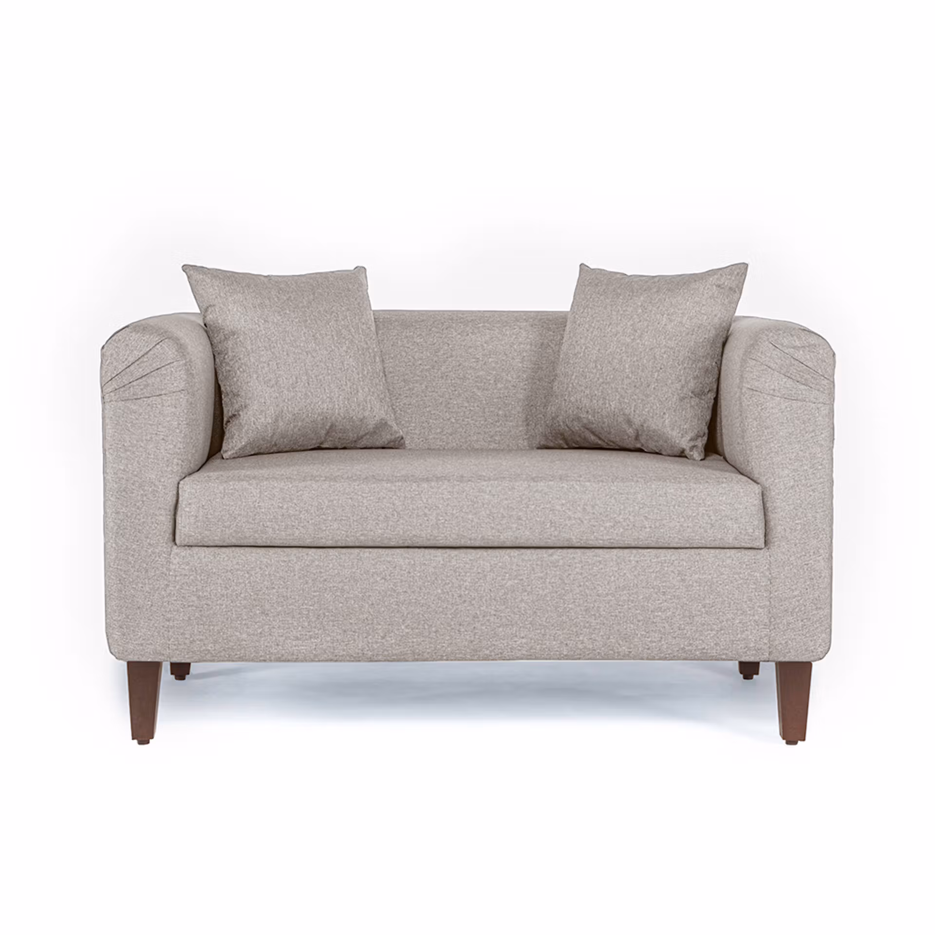 Solid Wood 2-Seater Sofa